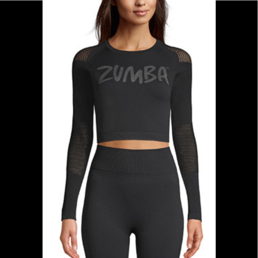 Zumba seamless long crop top